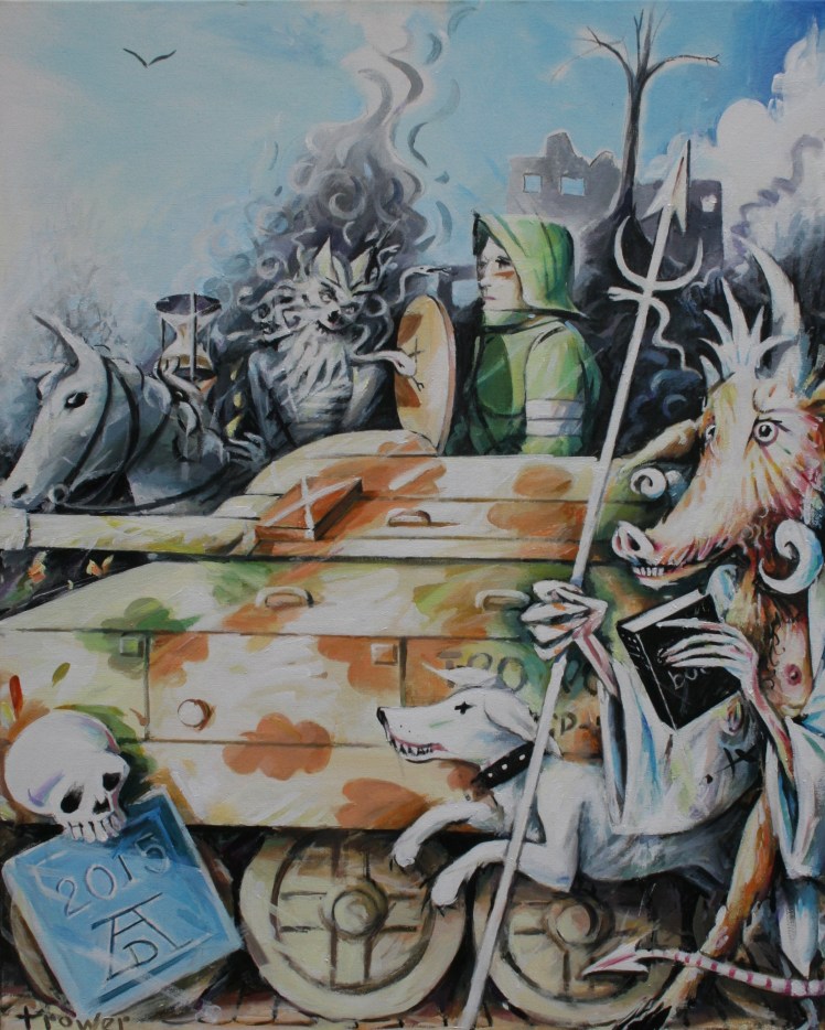 Death, Knight and the Devil by Barry Trower (2015).