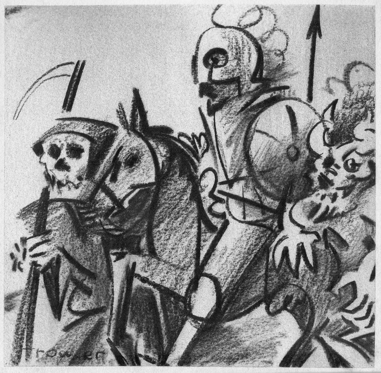 Death, Knight and the Devil by Barry Trower.