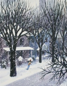 Winter Street by Barry Trower (1989).