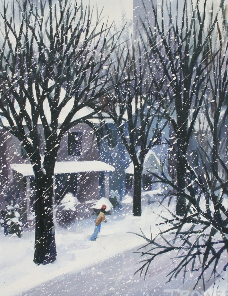 Winter Street by Barry Trower (1989).