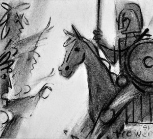 Macbeth and the Witches by Barry Trower (1991).