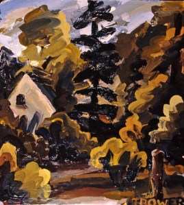 Our Backyard, Autumn, by Barry Trower (1982).