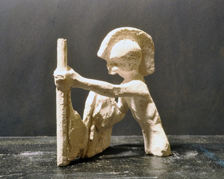 Warrior Fragment, Plaster of Paris by Barry Trower (1988).