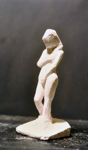 Standing Figure, Plaster of Paris by Barry Trower (1986).