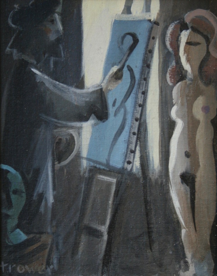 Painter and Model by Barry Trower (1985).